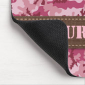 Roze camouflage muismat (Hoek)