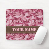 Roze camouflage muismat (Met muis)