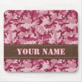 Roze camouflage muismat (Voorkant)