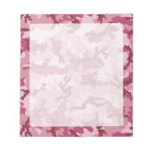 Roze camouflage notitieblok (Voorkant)
