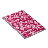 Roze Camouflage Notitieboek (Rechterzijde)