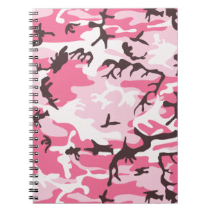 Roze Camouflage Notitieboek