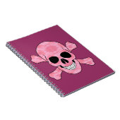 Roze Camouflage Notitieboek (Rechterzijde)