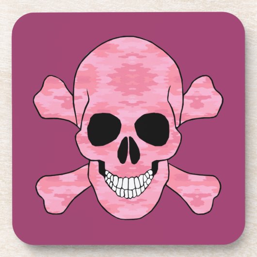 Roze Camouflage Onderzetters (Voorkant)