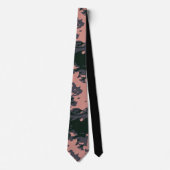 Roze Camouflage ontwerp Stropdas (Voorkant)