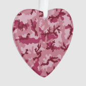 Roze camouflage ornament (voorkant)