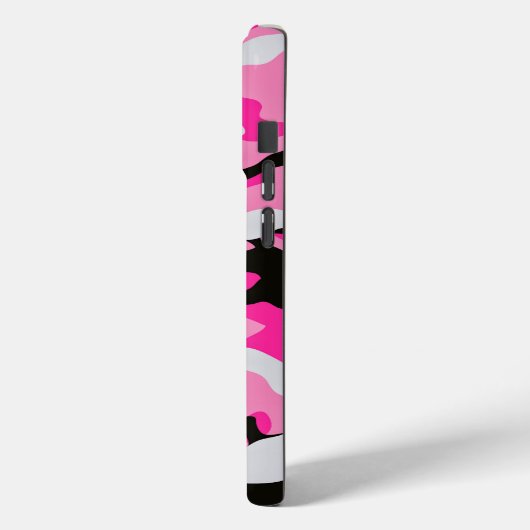 Roze Camouflage Patroon Case-Mate iPhone Case (Achterkant / Links)