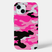Roze Camouflage Patroon Case-Mate iPhone Case (Achterkant)
