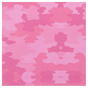 Roze Camouflage Patroon Stof
