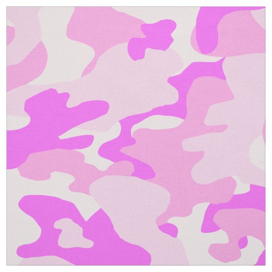 Roze Camouflage Patroon Stof (Swatch)