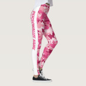 Roze camouflage PERSONALISEREN Leggings (Rechts)