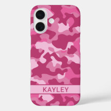 Roze Camouflage Persoonlijk