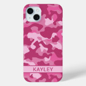Roze Camouflage Persoonlijk Case-Mate iPhone Case (Achterkant)