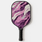 Roze camouflage pickleball paddle (Achterkant)