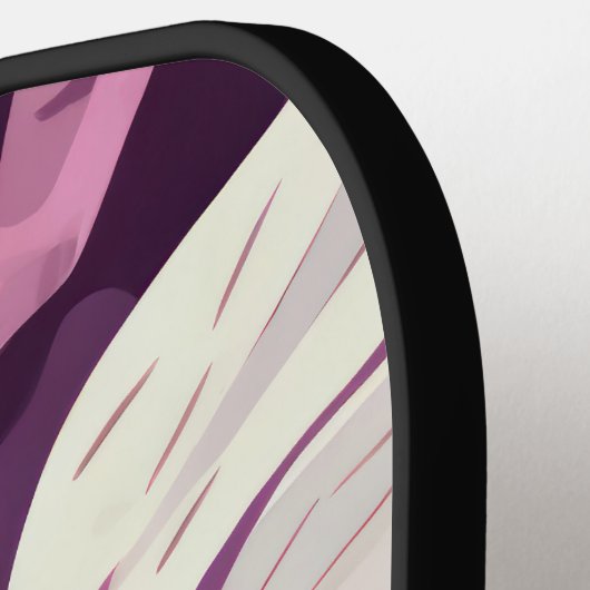 Roze camouflage pickleball paddle (Links Detail)