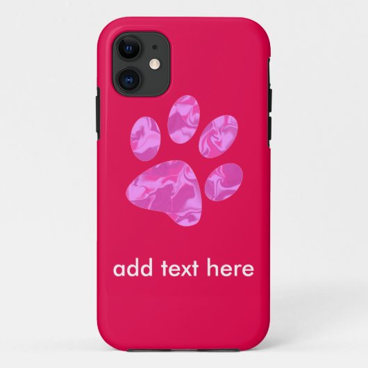 Roze Camouflage Poot Case-Mate iPhone Case (Achterkant)