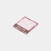 Roze camouflage post-it® notes (Schuin)