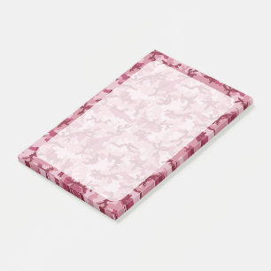 Roze camouflage post-it® notes