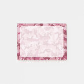 Roze camouflage post-it® notes (Voorkant)