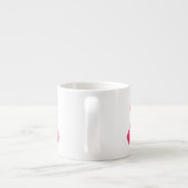 Roze Camouflage Ribbon Faith Espresso Mok (Achterkant)