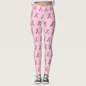 Roze Camouflage Ribbon Leggings (Voorkant)