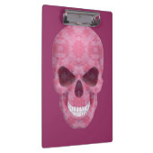 Roze Camouflage Schedel Klembord (Rechts)