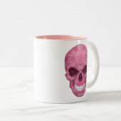 Roze camouflage schedel Mok (Voorkant rechts)