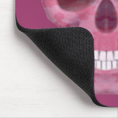 Roze Camouflage Schedel Muismat (Hoek)