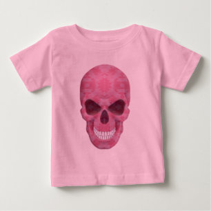 Roze Camouflage Schedel Shirt