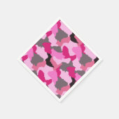 Roze Camouflage Servet (Hoek)