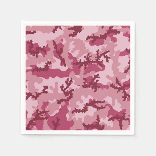 Roze camouflage servet (Voorkant)