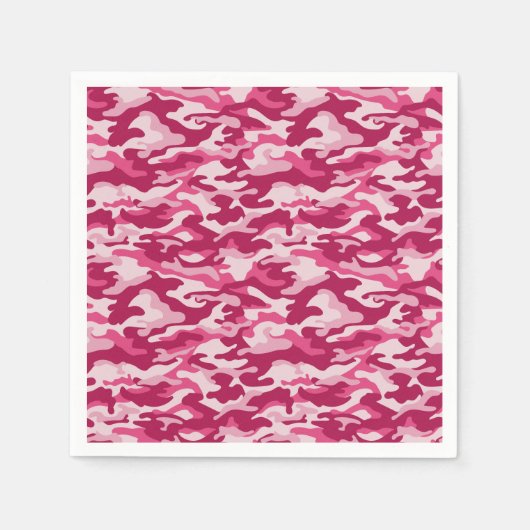 Roze Camouflage Servet (Voorkant)