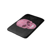 Roze Camouflage Skull Bath Mat (Gekanteld)