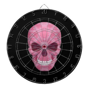 Roze Camouflage Skull Dart Board Dartbord
