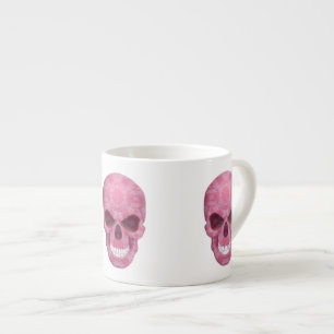 Roze Camouflage Skull Espresso Mok