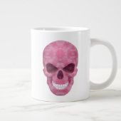 Roze Camouflage Skull Jumbo Mok (Rechts)
