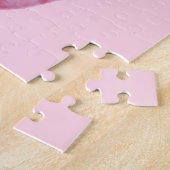 Roze Camouflage Skull Puzzle Legpuzzel (Zijkant)