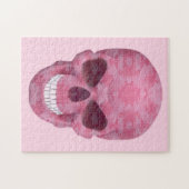 Roze Camouflage Skull Puzzle Legpuzzel (Horizontaal)