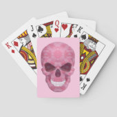 Roze Camouflage Skull-spellen Speelkaarten (Achterkant)