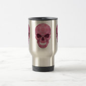 Roze Camouflage Skull Travel Mug Reisbeker (Center)