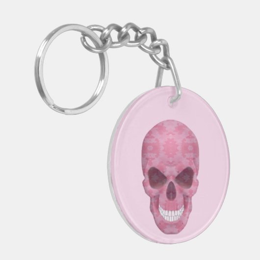 Roze Camouflage Sleutelhanger (Voorkant Links)