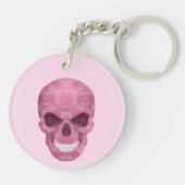 Roze Camouflage Sleutelhanger (Achterkant)