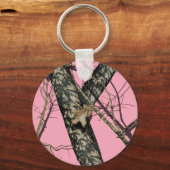 Roze Camouflage Sleutelhanger (Voorkant)