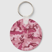 Roze camouflage sleutelhanger (Voorkant)