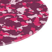 Roze Camouflage Snijplank (Hoek)