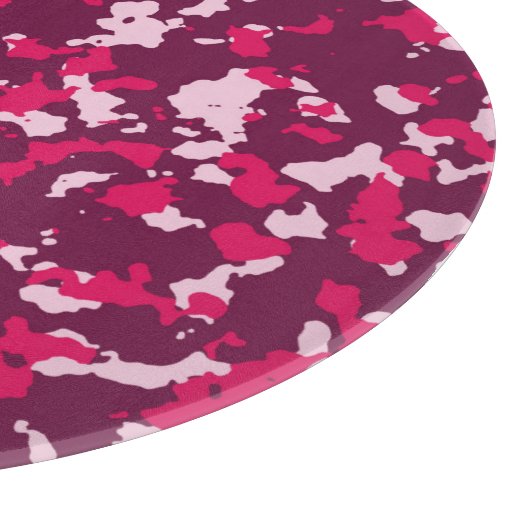 Roze Camouflage Snijplank (Hoek)