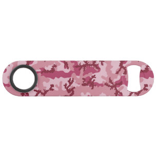 Roze camouflage speed flessenopener