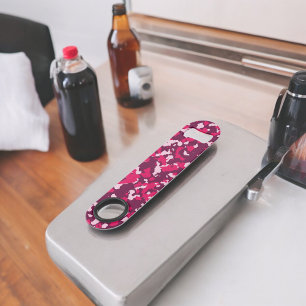 Roze Camouflage Speed Flessenopener