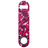 Roze Camouflage Speed Flessenopener (Achterkant)