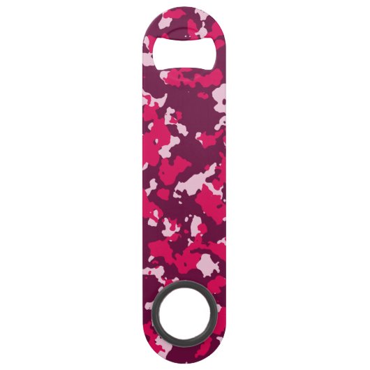 Roze Camouflage Speed Flessenopener (Achterkant)